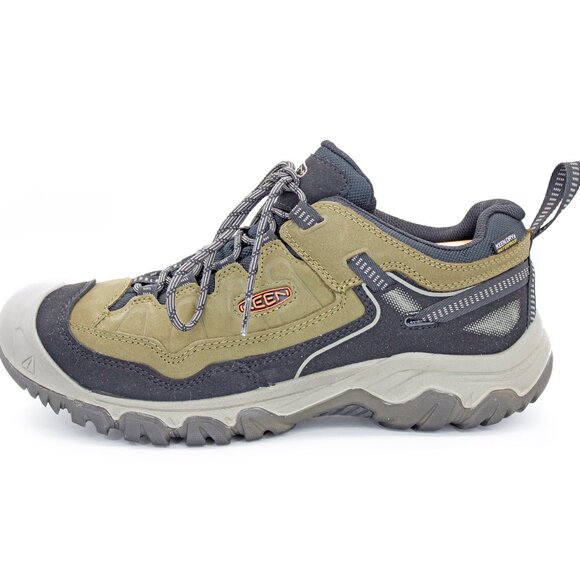 Men's Targhee IV Wide Waterproof Hiking Shoe | Sea Turtle/Roasted Peca - Picture 2 of 11